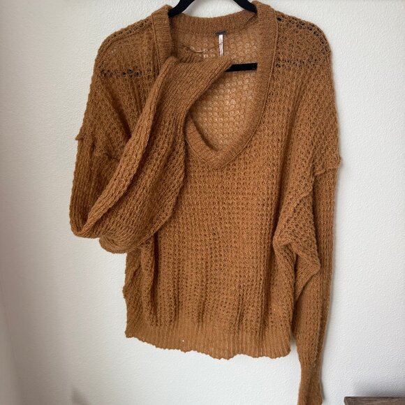 Free People • Lulu Open Knit Sweater - Picture 2 of 4